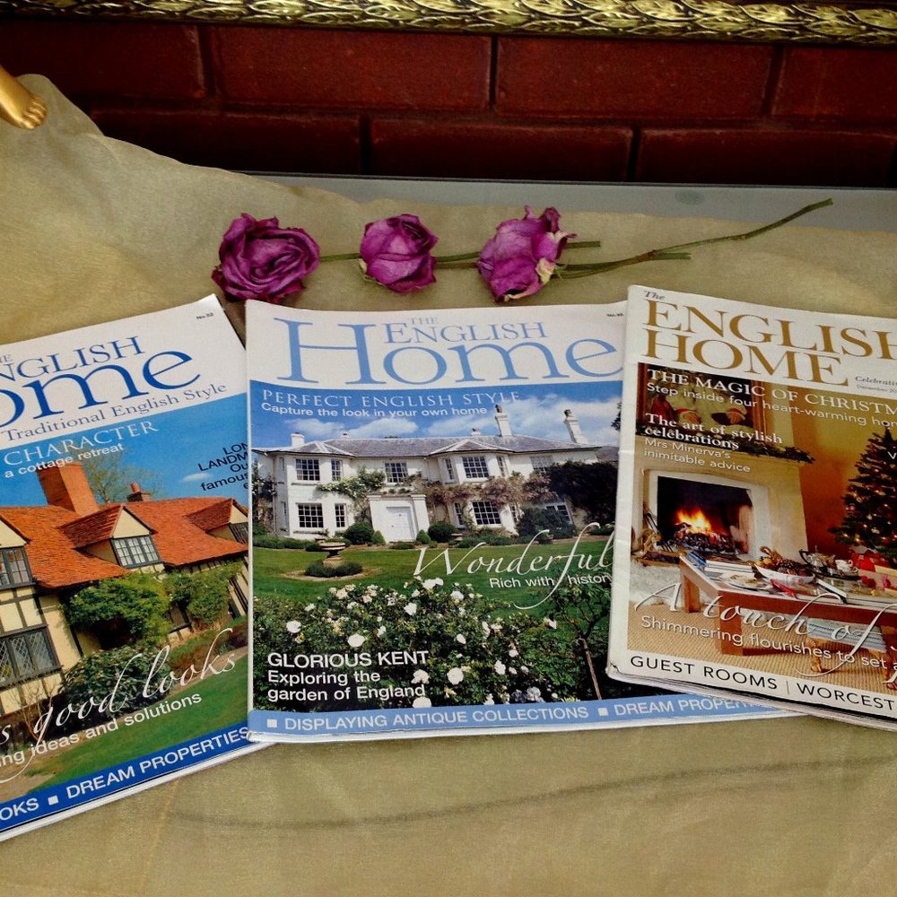 Set of 3 English Home Magazines